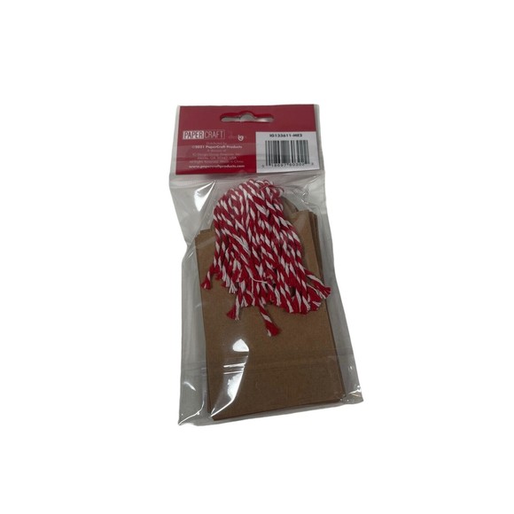 1 Pk Of 16 Christmas Gift Tags New Tags Merry & Bright Santa Face Merry Xmas - Picture 2 of 2